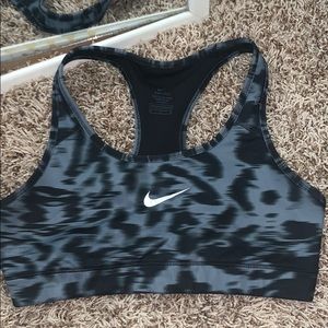 Nike Intimates & Sleepwear - super cute black and grey sports bra Nike Intimates & Sleepwear - super cute black and grey sports bra